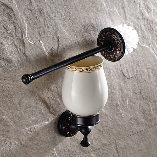 Brosse WC Céramique Suspendue - Calife Bronze