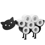 porte rouleaux papier toilette Chat