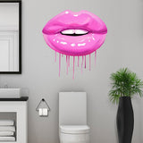 Deco-murale-toilette-bouche-femme-pop-art