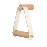 Porte-Rouleau-Papier-Toilette-Design-Serenite-Bois-Cuir-couleur-Beige-Fond-Blanc-2-lepetitcoindesign.com