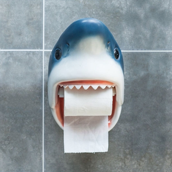 Porte Papier Toilette Original Le Requin Prédateur