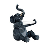 Derouleur-Papier-Toilette-Sur-Pied-Elephant-Origami-Design-couleur-Bleu-Marbre-Fond-blanc-1-lepetitcoindesign.com