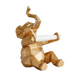 Support-Papier-Toilette-Sur-Pied-Elephant-Origami-Design-couleur-Or-Fond-blanc-1-lepetitcoindesign.com