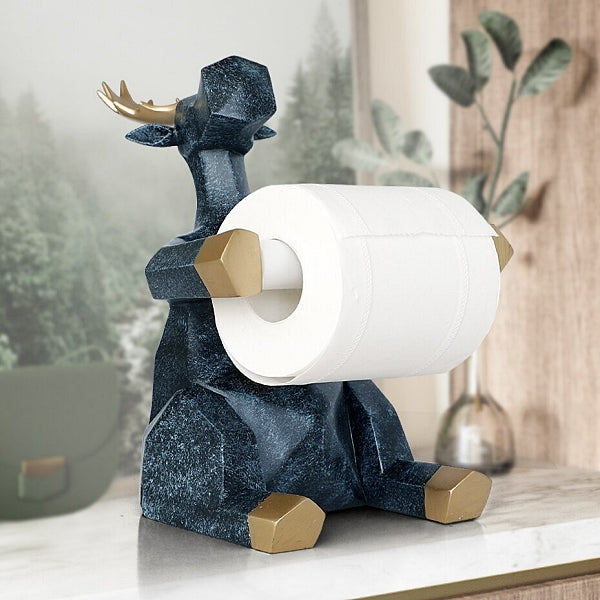 Porte Papier Toilette Sur Pied Caribou Origami