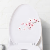 Stickers-pour-WC-cerisier-fleuri-rose