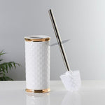 Balai-Brosse-WC-Design-Cercles-d-Or-couleur-Blanc-Présentation-2-lepetitcoindesign.com