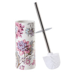 Balai-de-Brosse-WC-Design-Fleurs-d-Orient-couleur-Blanc-Rose-motif-floral-fond-blanc-lepetitcoindesign.com