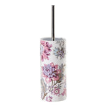 Balai-Brosse-WC-Design-Fleurs-d-Orient-couleur-Blanc-Rose-motif-floral-fond-blanc-lepetitcoindesign.com