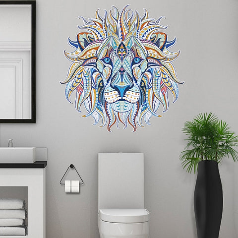 Deco-murale-toilette-lion-tete-multicolore-origami.jpg