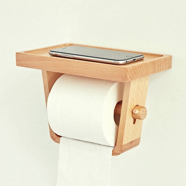 Dérouleur papier toilette bois recyclé Chic Antique - La déco 2B