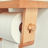 Porte-Rouleau-Papier-Toilette-Bois-Design-Epure-couleur-Marron-clair-Zoom-details-lepetitcoindesign.com