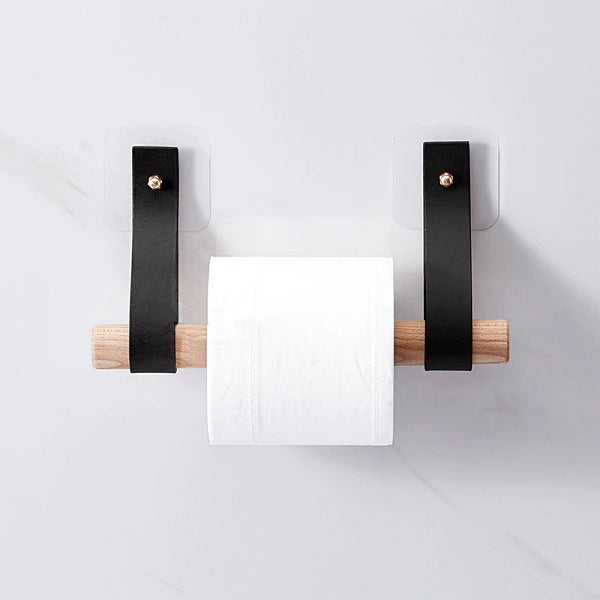 Porte-papier wc noir brillant - Olfa, expert en toilettes