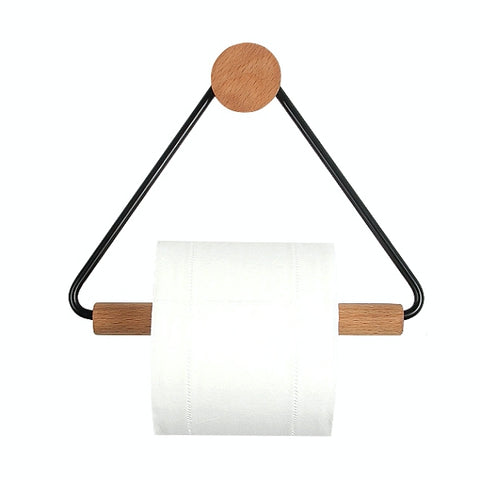 Porte-papier de toilette avec une étagère BORURAF 14x30 épicéa