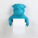 Porte-Rouleau-Papier-Toilette-Design-Bulldog-couleur-bleu-presentation-face-lepetitcoindesign.com