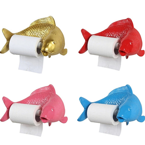 Dérouleur-Papier-Toilette-Design-Poisson-Carpe-Koi-4-couleurs-Or-Rouge-Rose-Bleu-Fond-Blanc-lepetitcoindesign.com