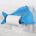 Porte-Rouleau-Papier-Toilette-Design-Poisson-Carpe-Koi-couleur-Bleu-Présentation-lepetitcoindesign.com