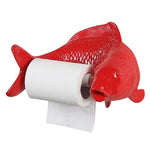 Porte-Rouleau-Papier-Toilette-Design-Carpe-Koi-couleur-Rouge-Fond-blanc-lepetitcoindesign.com