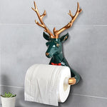 Dérouleur-Papier-Toilette-Design-Cerf-Elegant-couleur-Vert-Or-presentation-lepetitcoindesign.com