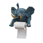 Porte-Rouleau-Papier-Toilette-Design-Elephant-Origami-couleur-Bleu-marbre-fond-blanc-lepetitcoindesign.com