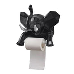 Porte-Rouleau-Papier-Toilette-Design-Elephant-Origami-couleur-Noir-fond-blanc-lepetitcoindesign.com
