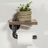 Derouleur-Papier-Toilette-Industriel-Fer-boise-Tuyaux-Bois-couleur-Noir-Marron-Presentation-lepetitcoindesign.com