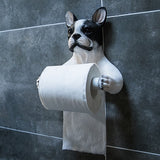 Porte-Rouleau-Papier-Toilette-Original-Chien-Bulldog-couleur-Noir-blanc-Presentation-5-lepetitcoindesign.com