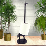 Porte-Papier-Toilette-Decoratif-Sur-Pied-Girafe-Fonte-Design-couleur-Noir-Presentation-4-lepetitcoindesign.com