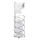 Porte-Rouleaux-Papier-Toilette-Sur-Pied-Ondulation-Design-Metal-couleur-Argent-Fond-blanc-lepetitcoindesign.com