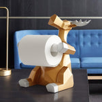 Derouleur-Rouleaux-Papier-Toilette-Sur-Pied-Caribou-Origami-Design-couleur-Or-Presentation-lepetitcoindesign.com